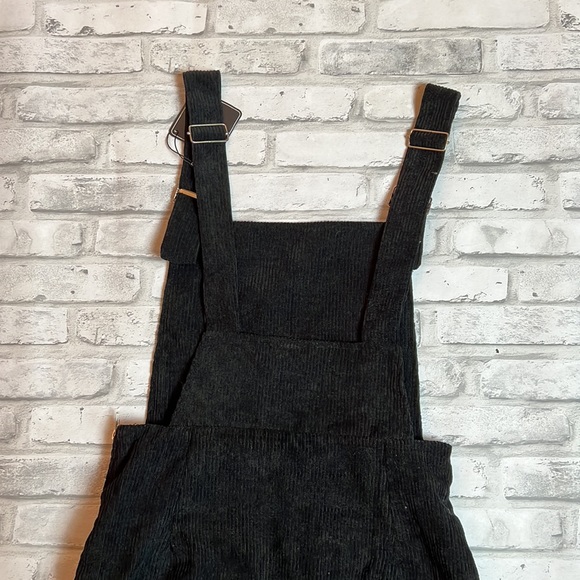 Side Zip Corduroy Overall Dress - Picture 7 of 9